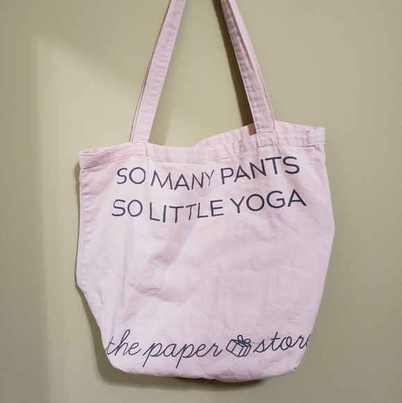 So many pants so little yoga tote bag - Picture 1 of 3